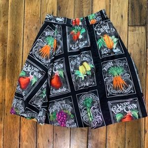 Produce Skirt by Retrolicious